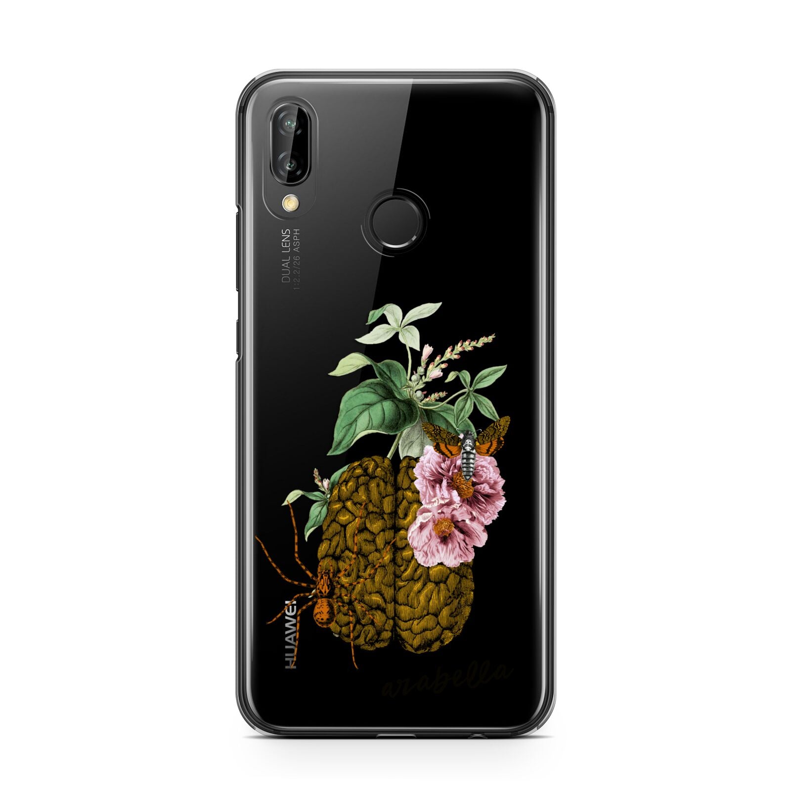 Personalised Vintage Brain Drawing Huawei P20 Lite Phone Case