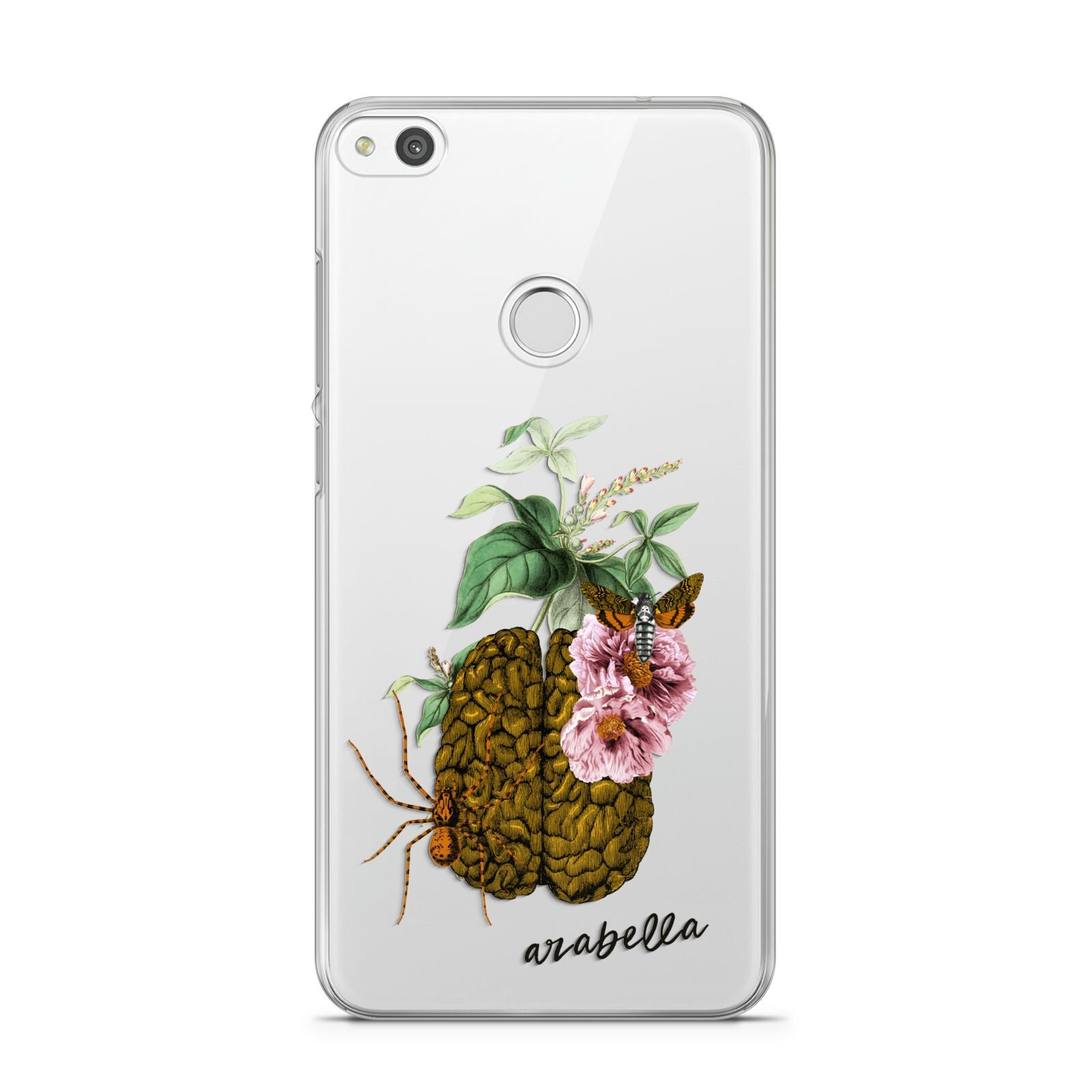 Personalised Vintage Brain Drawing Huawei P8 Lite Case