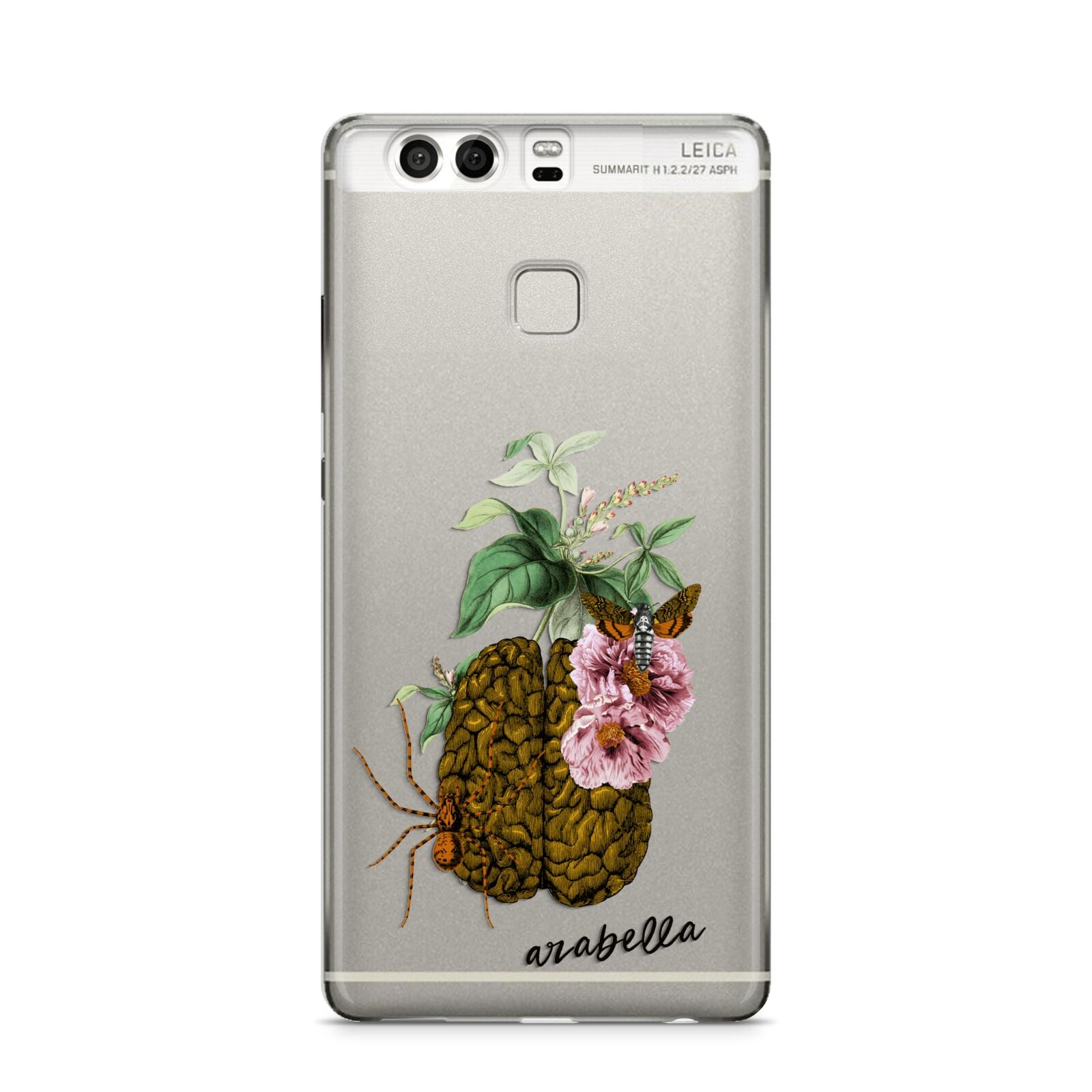 Personalised Vintage Brain Drawing Huawei P9 Case