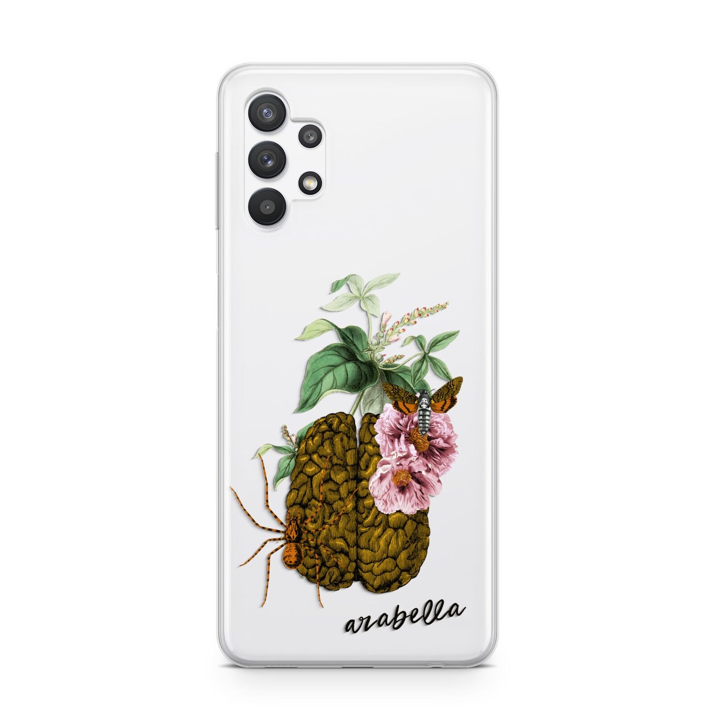 Personalised Vintage Brain Drawing Samsung A32 5G Case