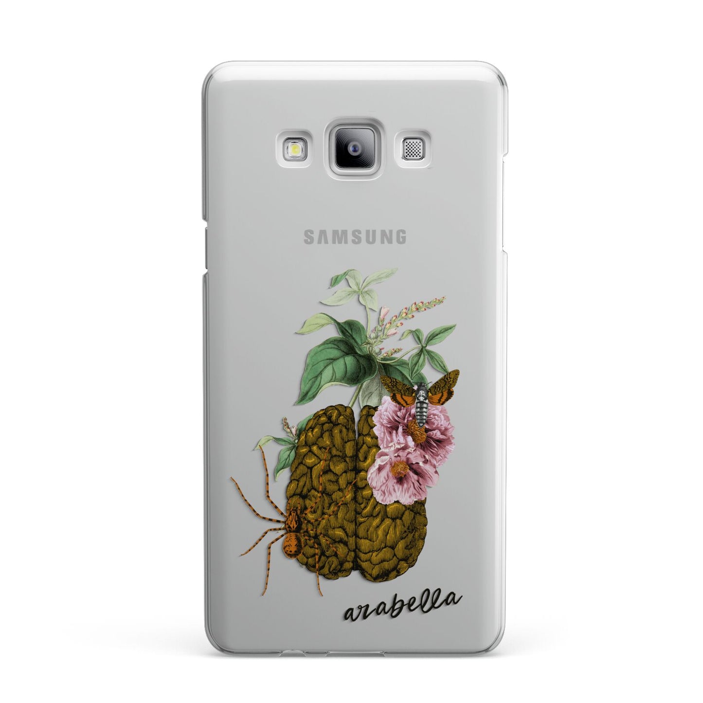 Personalised Vintage Brain Drawing Samsung Galaxy A7 2015 Case