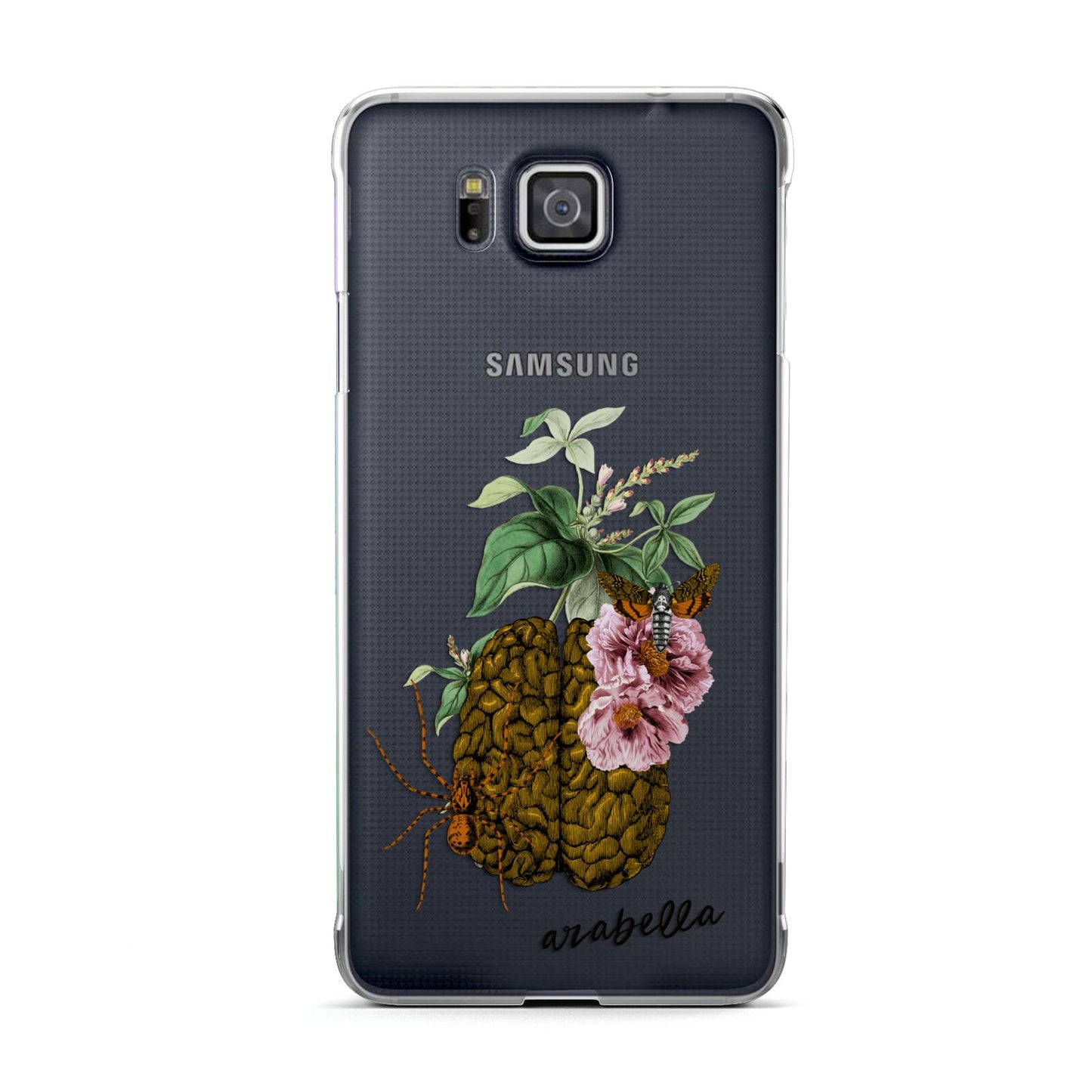 Personalised Vintage Brain Drawing Samsung Galaxy Alpha Case