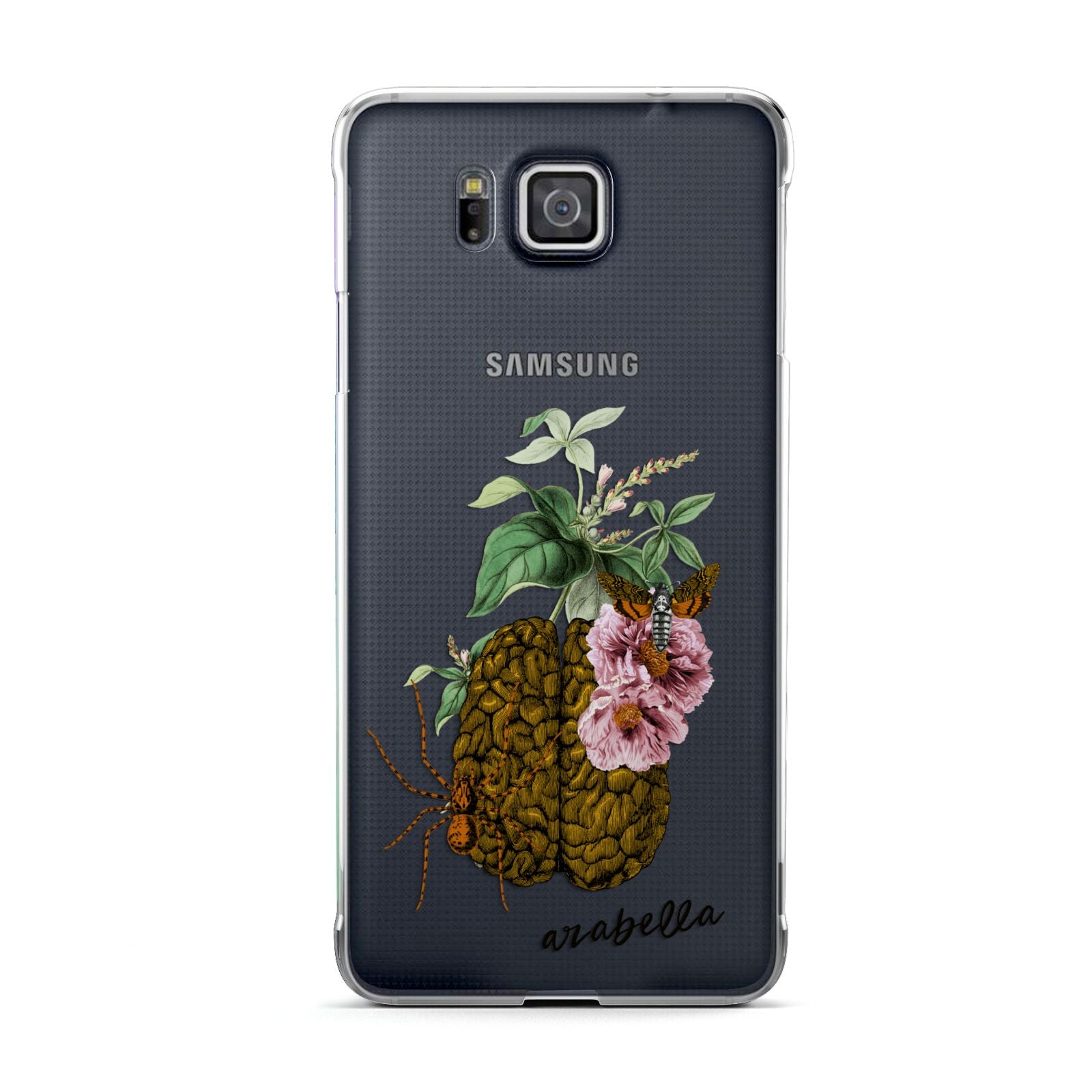 Personalised Vintage Brain Drawing Samsung Galaxy Alpha Case
