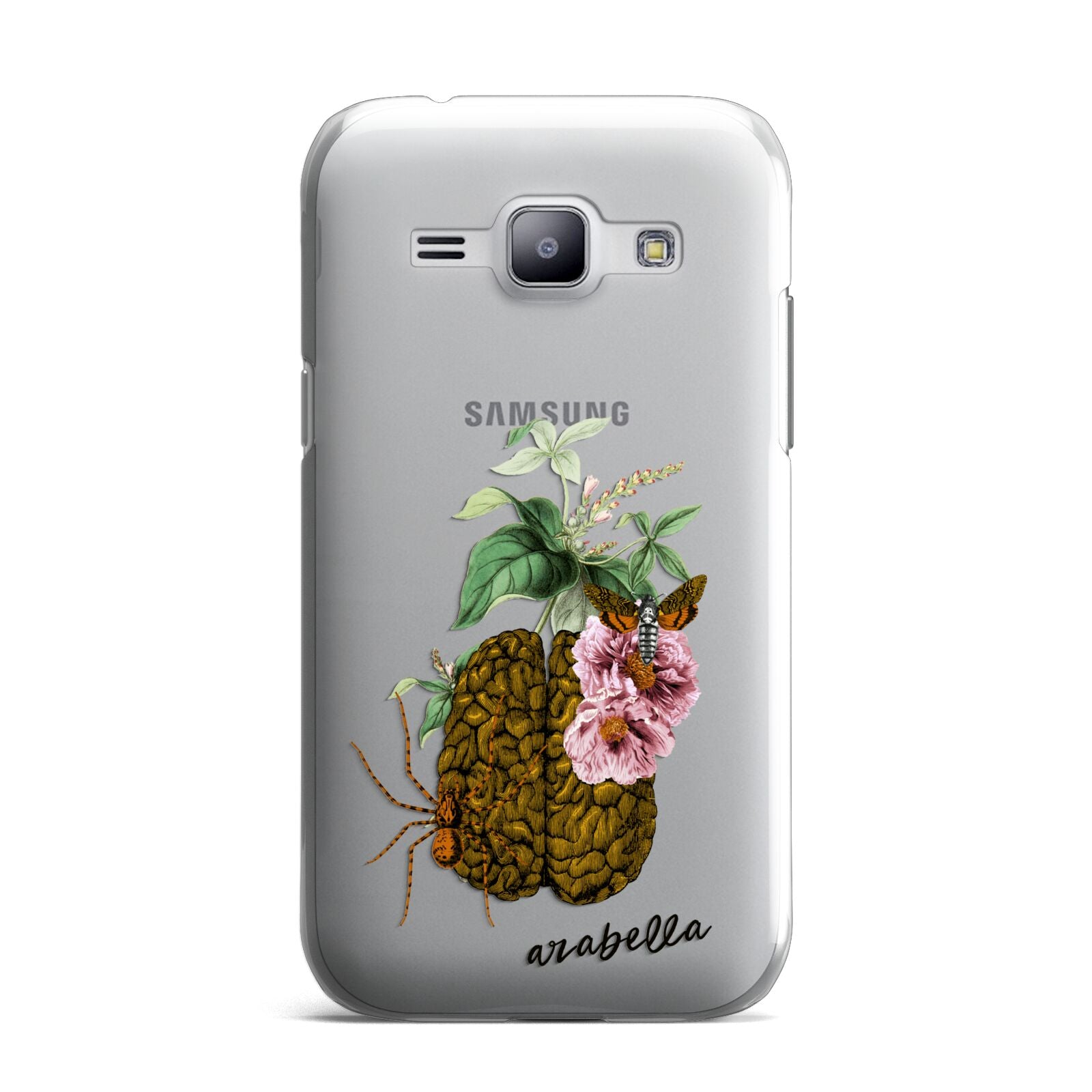 Personalised Vintage Brain Drawing Samsung Galaxy J1 2015 Case