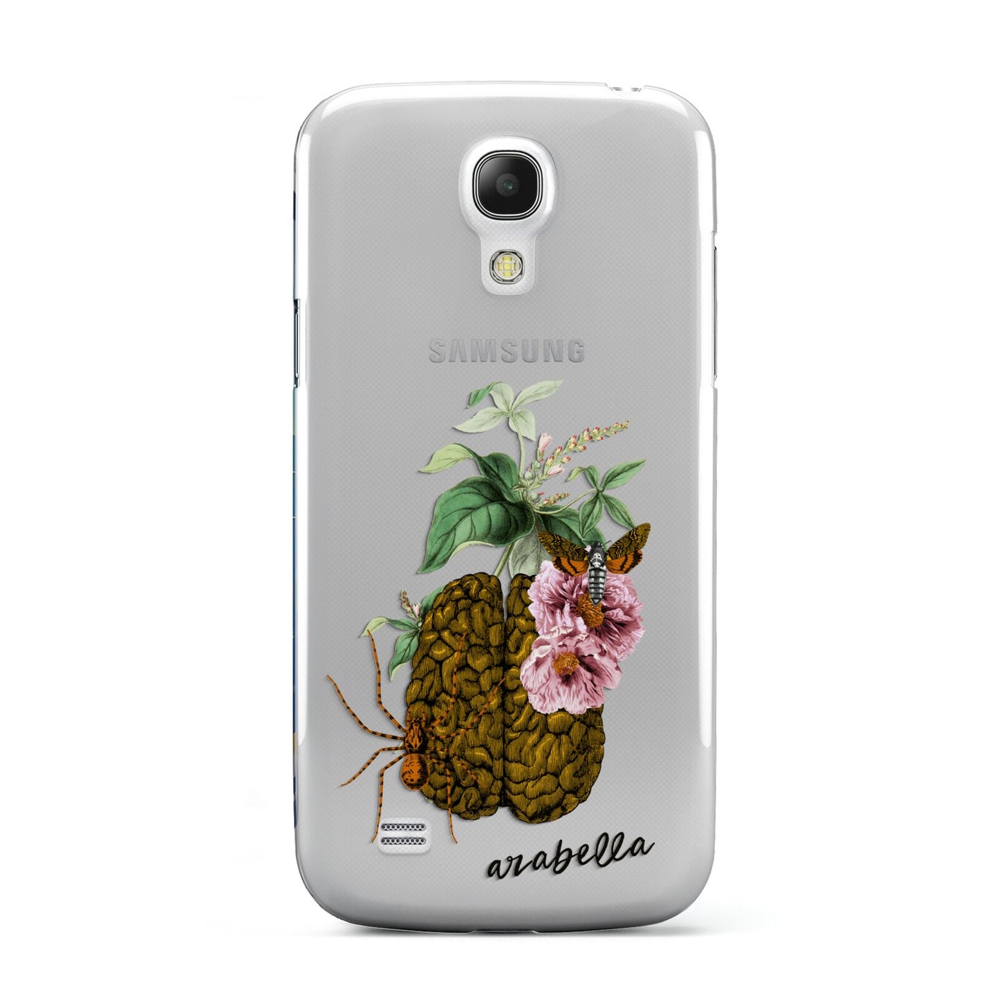 Personalised Vintage Brain Drawing Samsung Galaxy S4 Mini Case