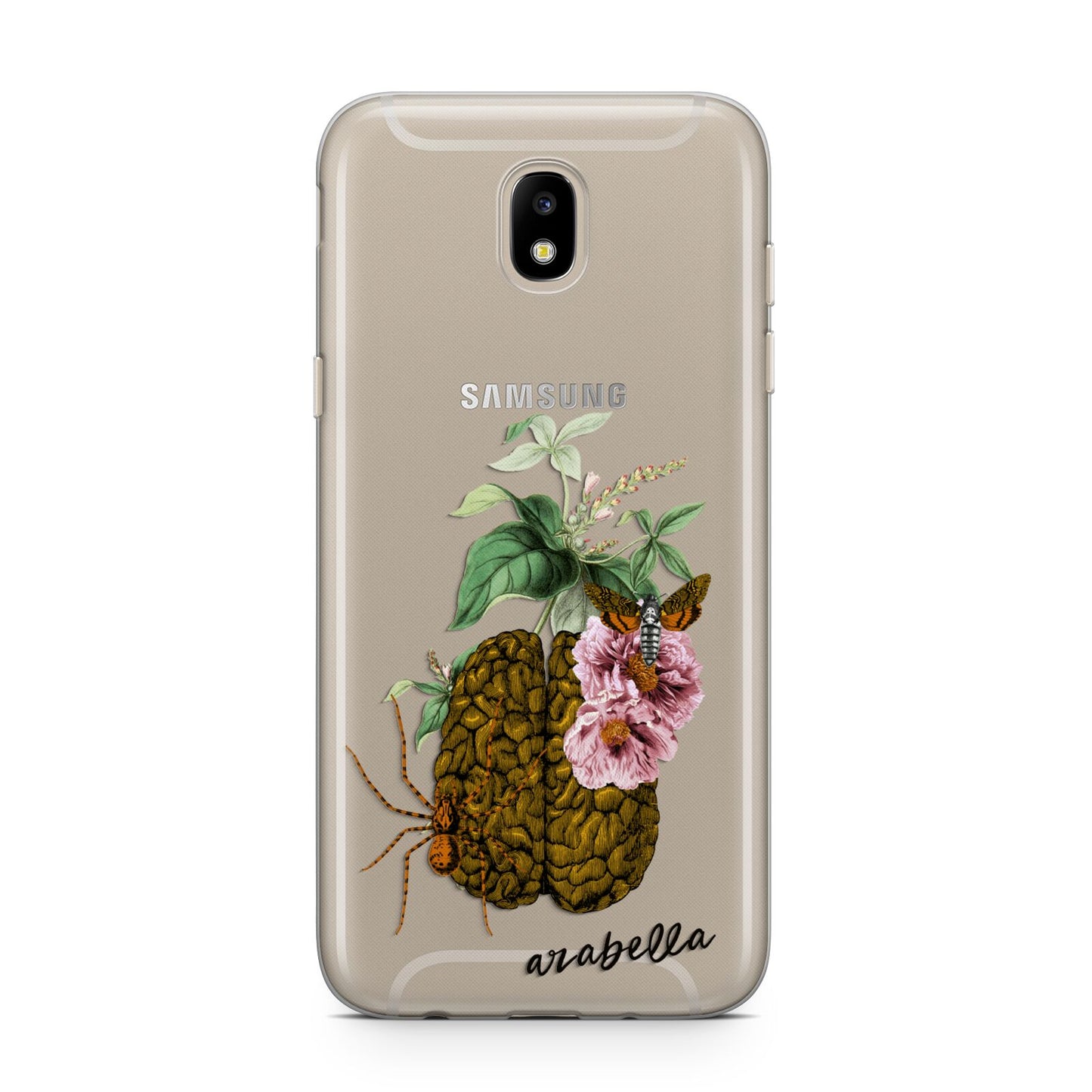 Personalised Vintage Brain Drawing Samsung J5 2017 Case