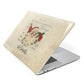 Personalised Vintage Christmas Apple MacBook Case Side View