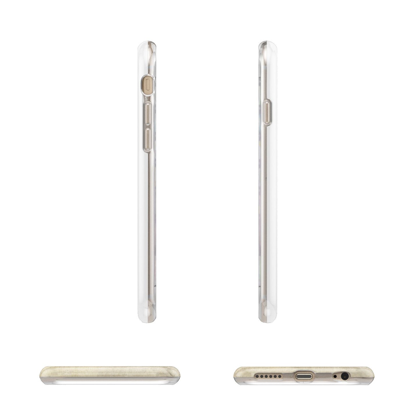 Personalised Vintage Christmas Apple iPhone 6 3D Wrap Tough Case Alternative Image Angles