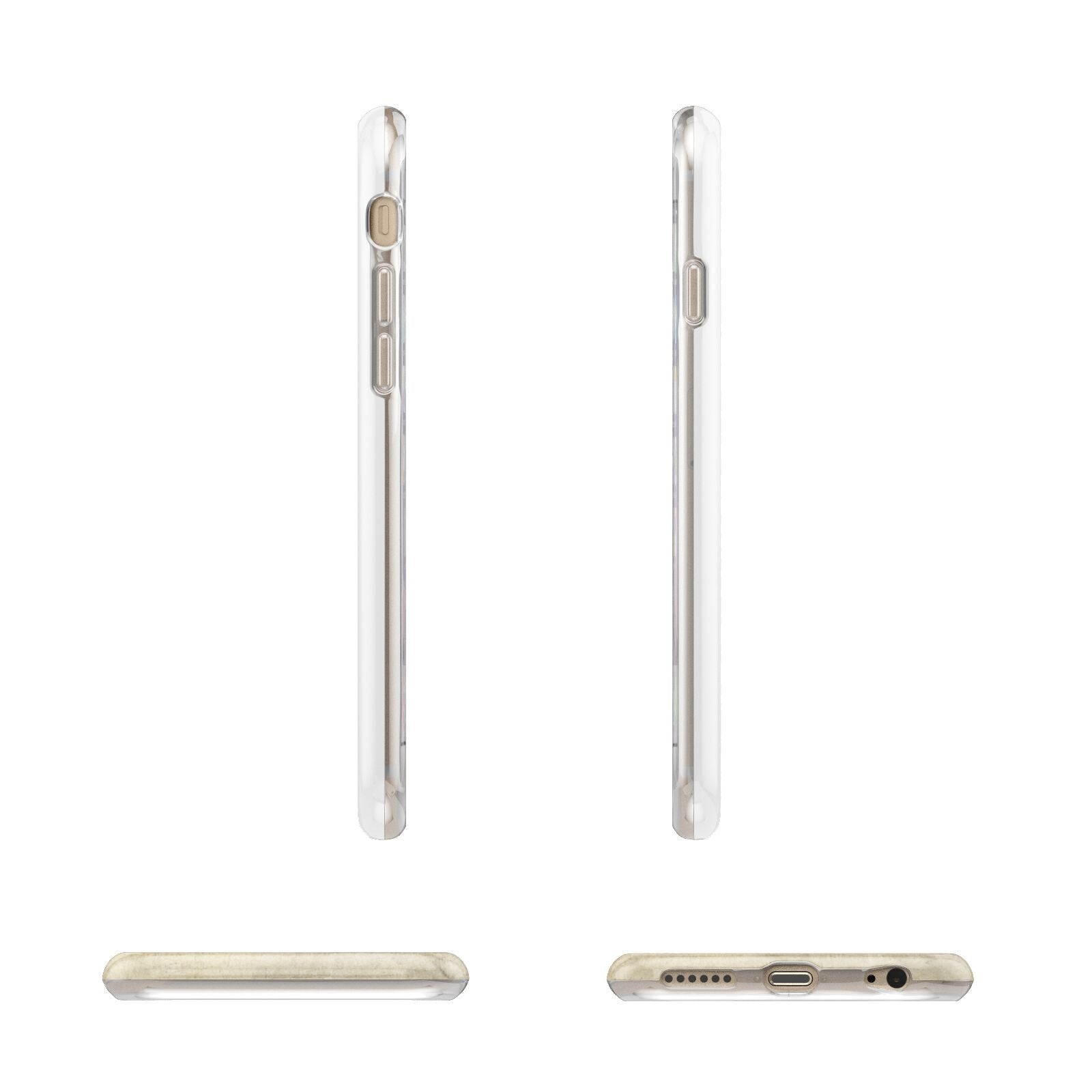 Personalised Vintage Christmas Apple iPhone 6 3D Wrap Tough Case Alternative Image Angles