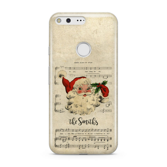 Personalised Vintage Christmas Google Pixel Case
