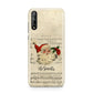 Personalised Vintage Christmas Huawei Enjoy 10s Phone Case