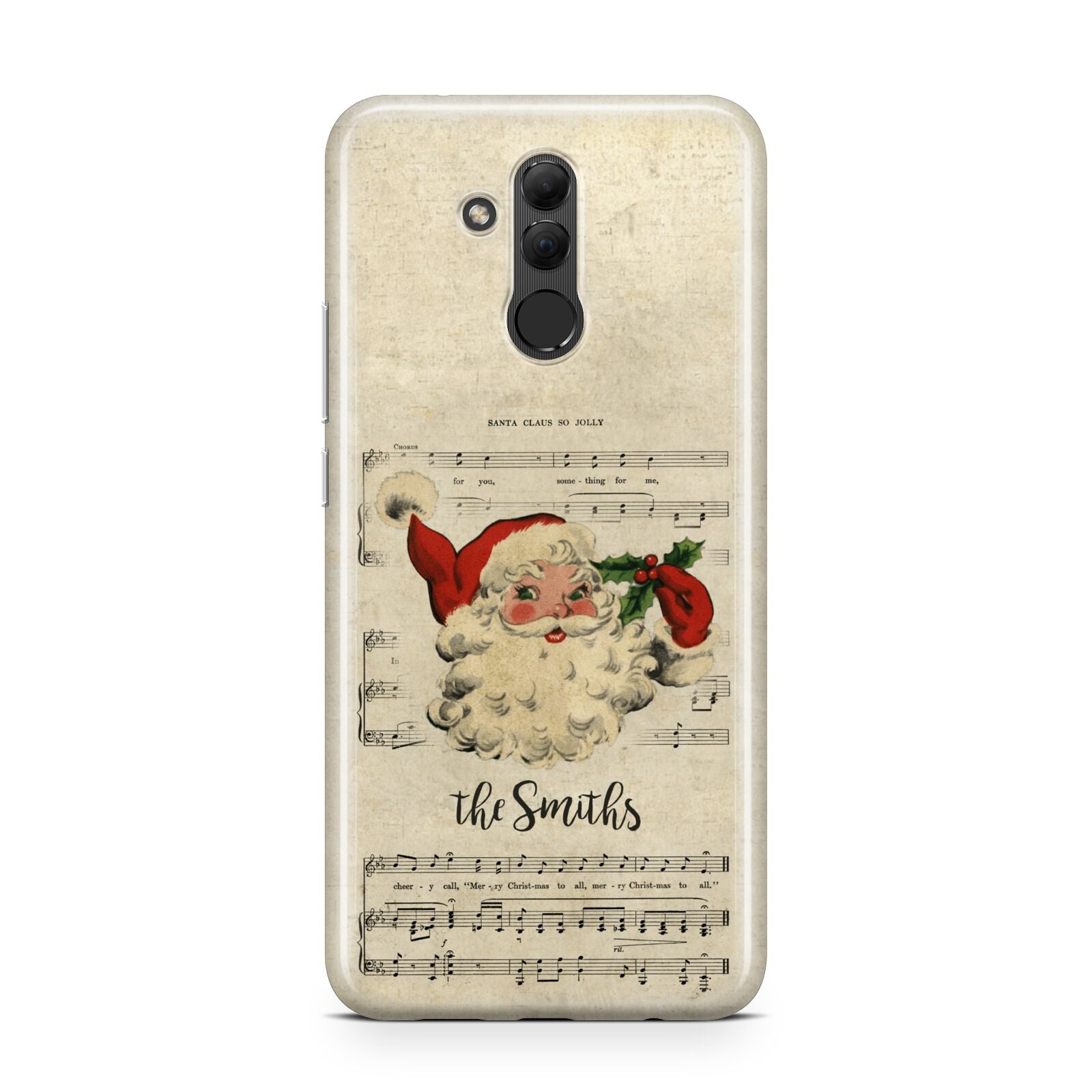 Personalised Vintage Christmas Huawei Mate 20 Lite