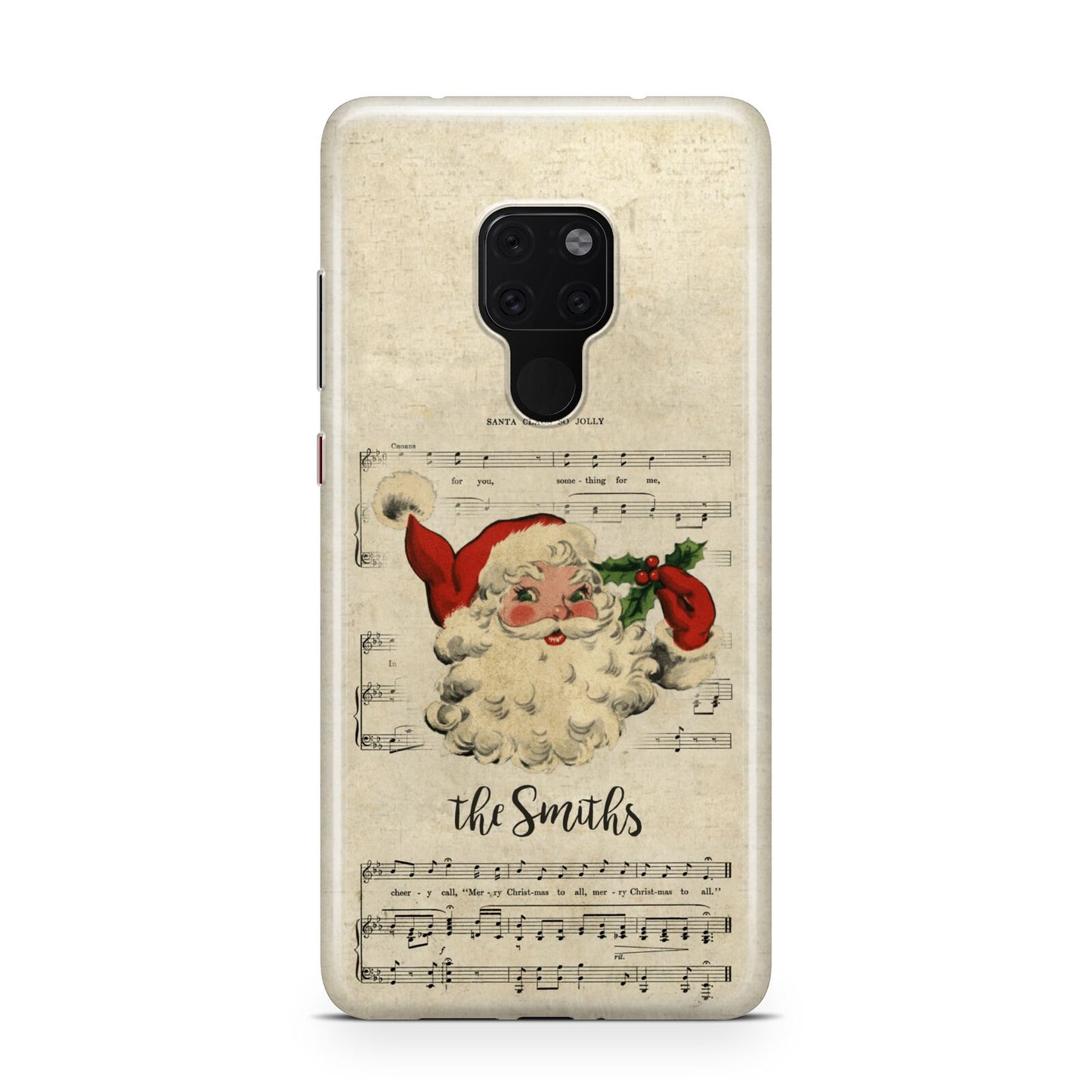 Personalised Vintage Christmas Huawei Mate 20 Phone Case