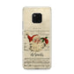 Personalised Vintage Christmas Huawei Mate 20 Pro Phone Case