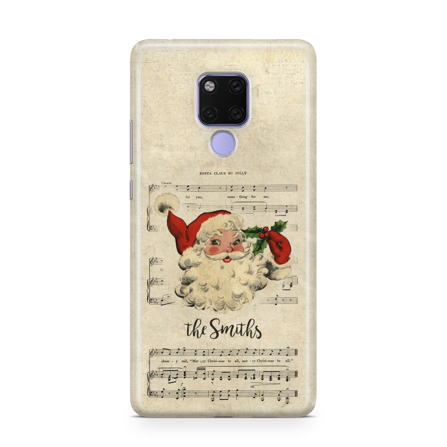 Personalised Vintage Christmas Huawei Mate 20X Phone Case
