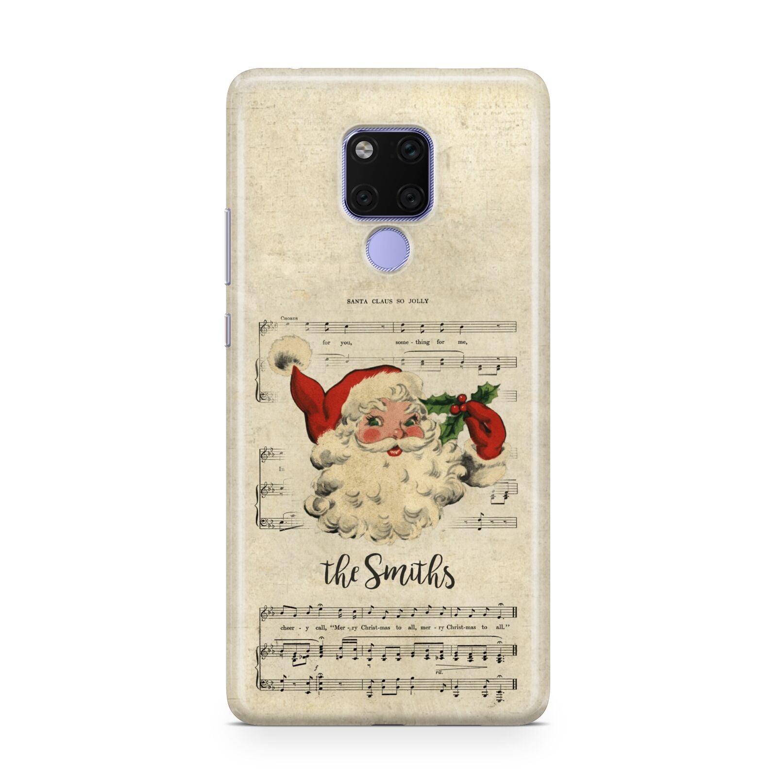 Personalised Vintage Christmas Huawei Mate 20X Phone Case