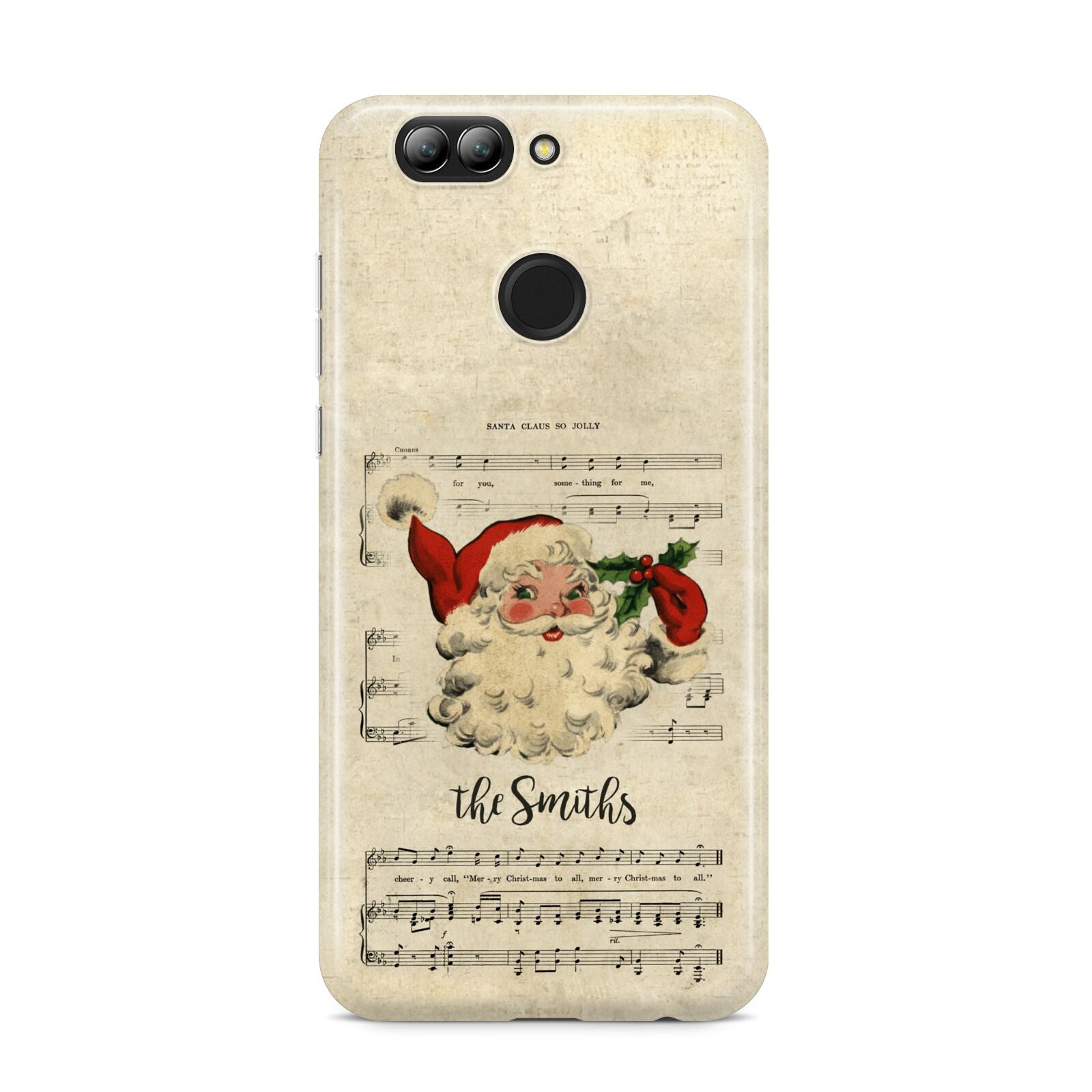 Personalised Vintage Christmas Huawei Nova 2s Phone Case