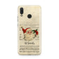 Personalised Vintage Christmas Huawei Nova 3 Phone Case