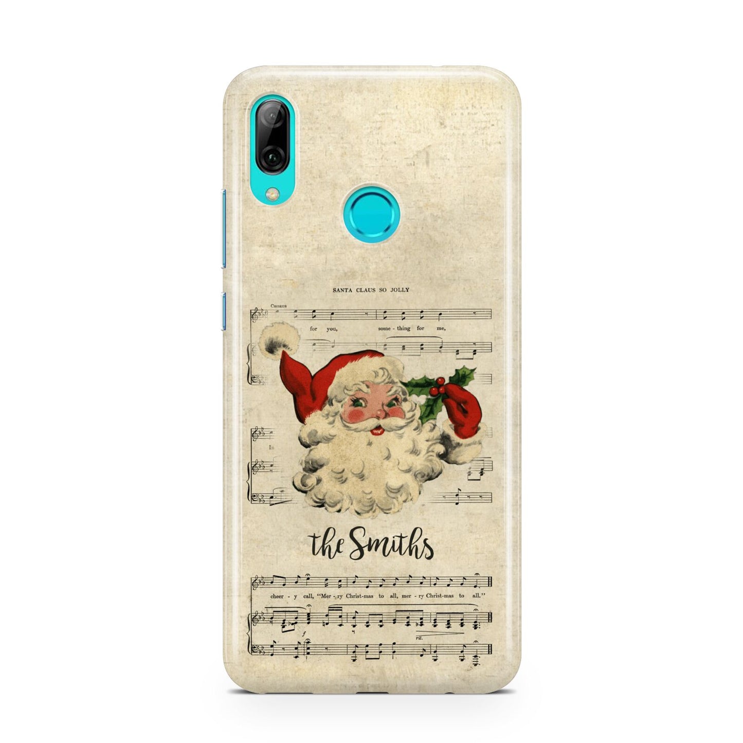 Personalised Vintage Christmas Huawei P Smart 2019 Case