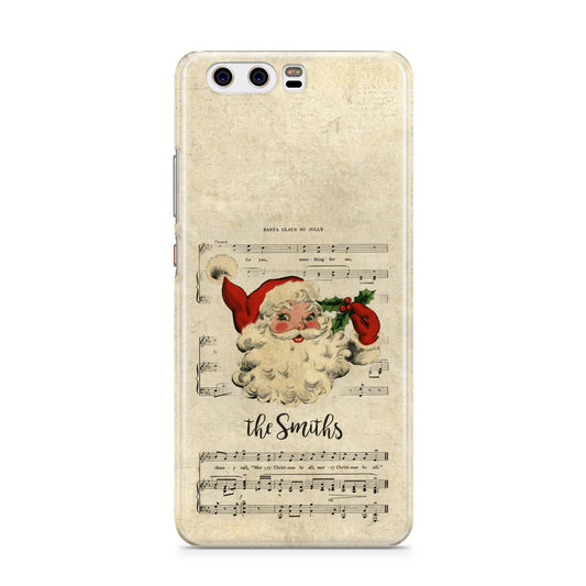 Personalised Vintage Christmas Huawei P10 Phone Case