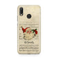 Personalised Vintage Christmas Huawei P20 Lite Phone Case