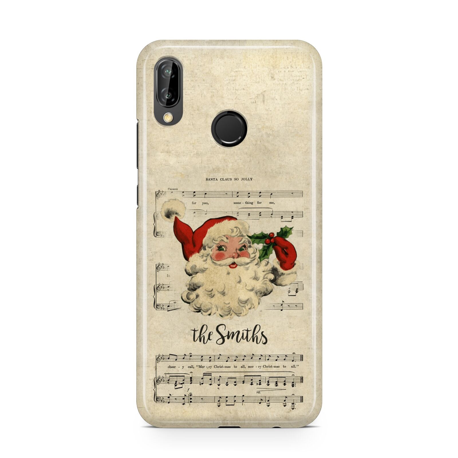 Personalised Vintage Christmas Huawei P20 Lite Phone Case