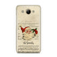 Personalised Vintage Christmas Huawei Y3 2017