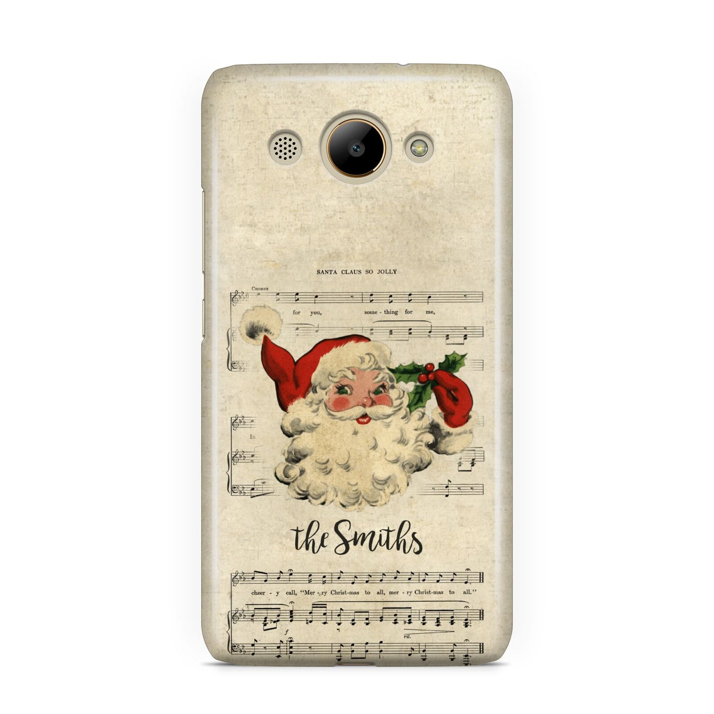 Personalised Vintage Christmas Huawei Y3 2017