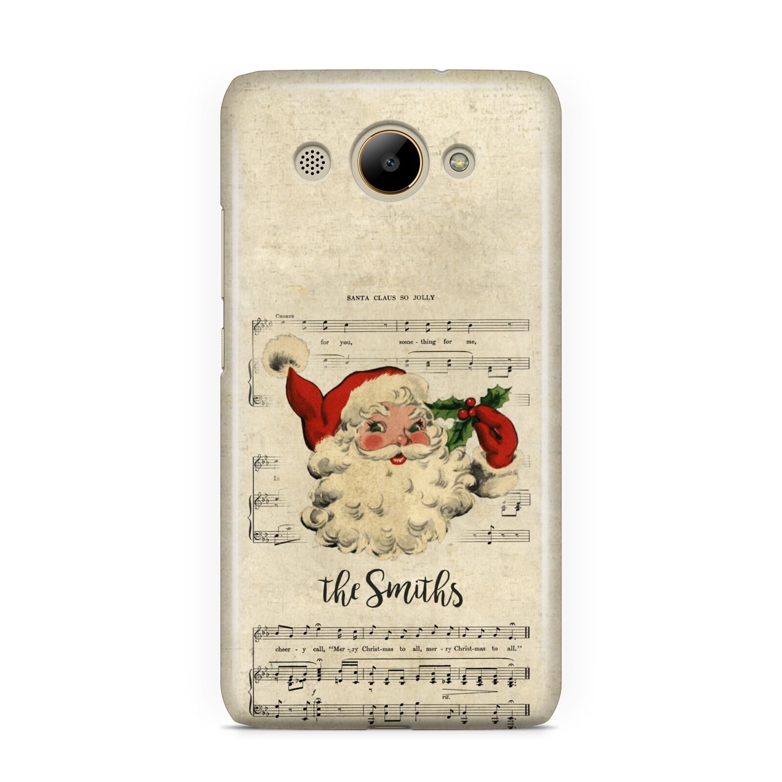 Personalised Vintage Christmas Huawei Y3 2017