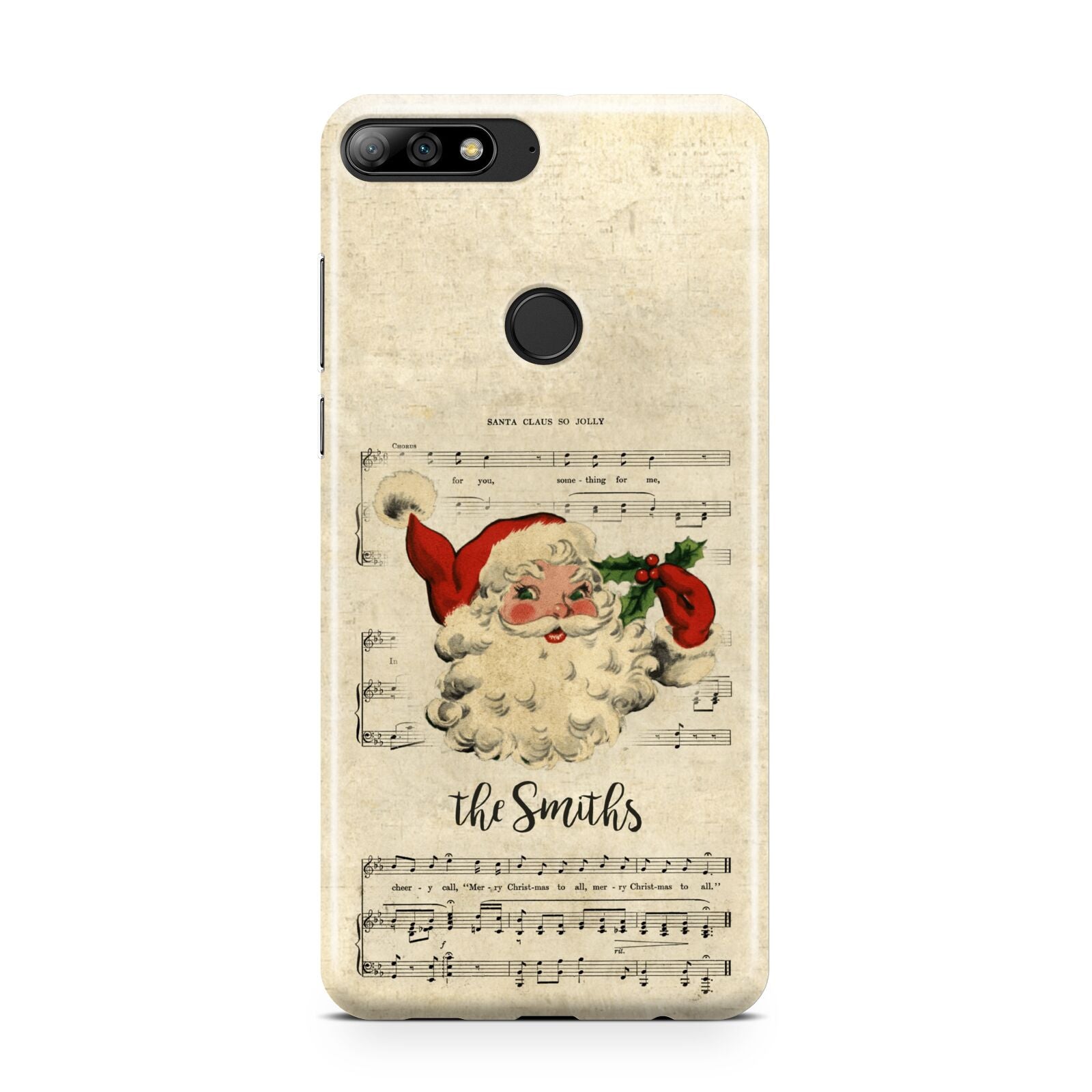 Personalised Vintage Christmas Huawei Y7 2018
