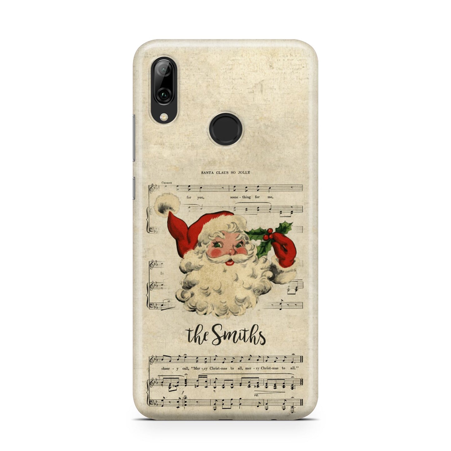 Personalised Vintage Christmas Huawei Y7 2019