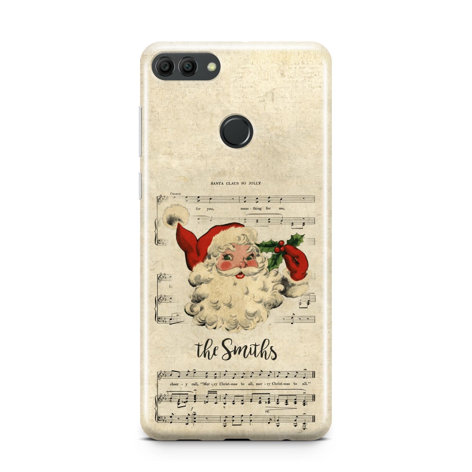 Personalised Vintage Christmas Huawei Y9 2018