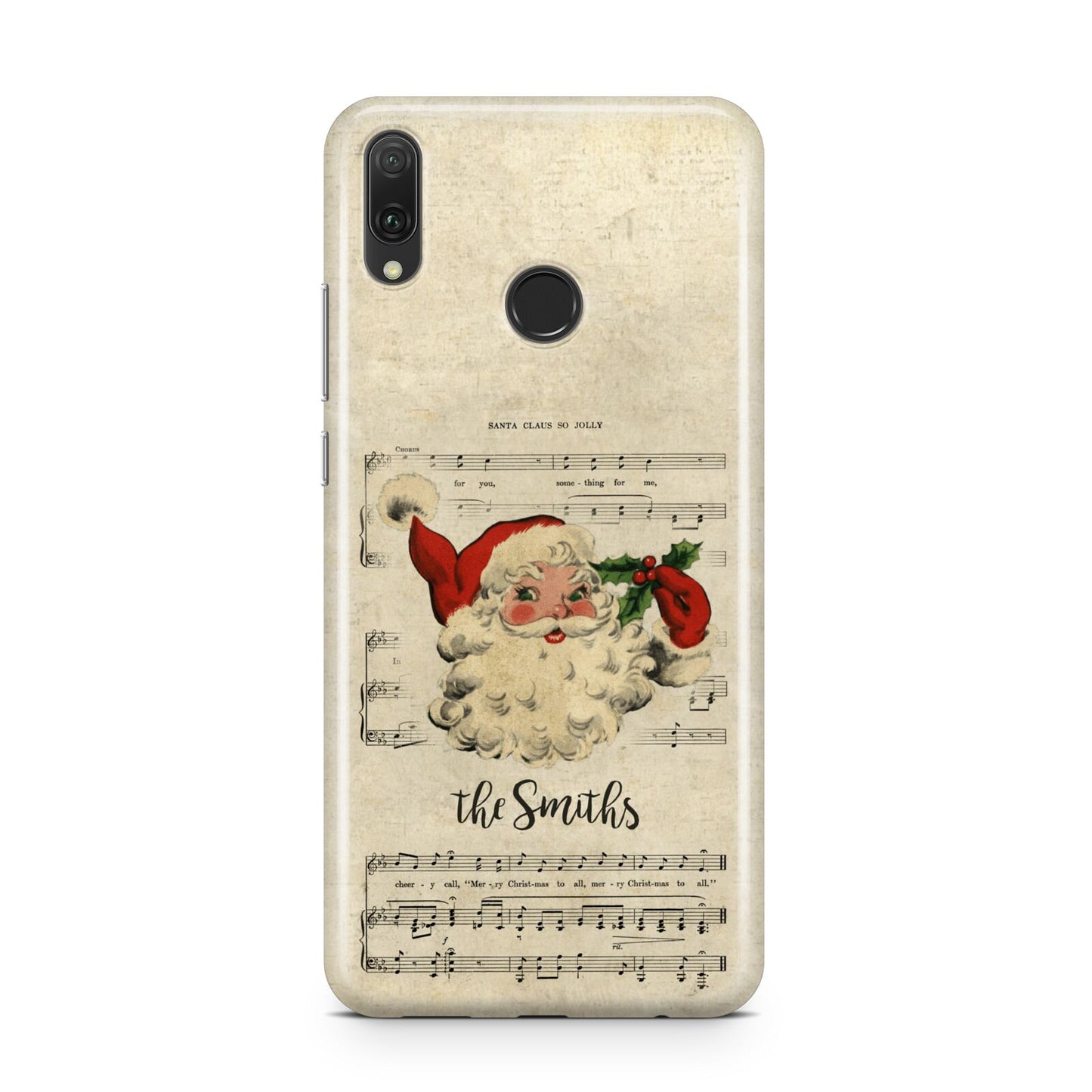 Personalised Vintage Christmas Huawei Y9 2019