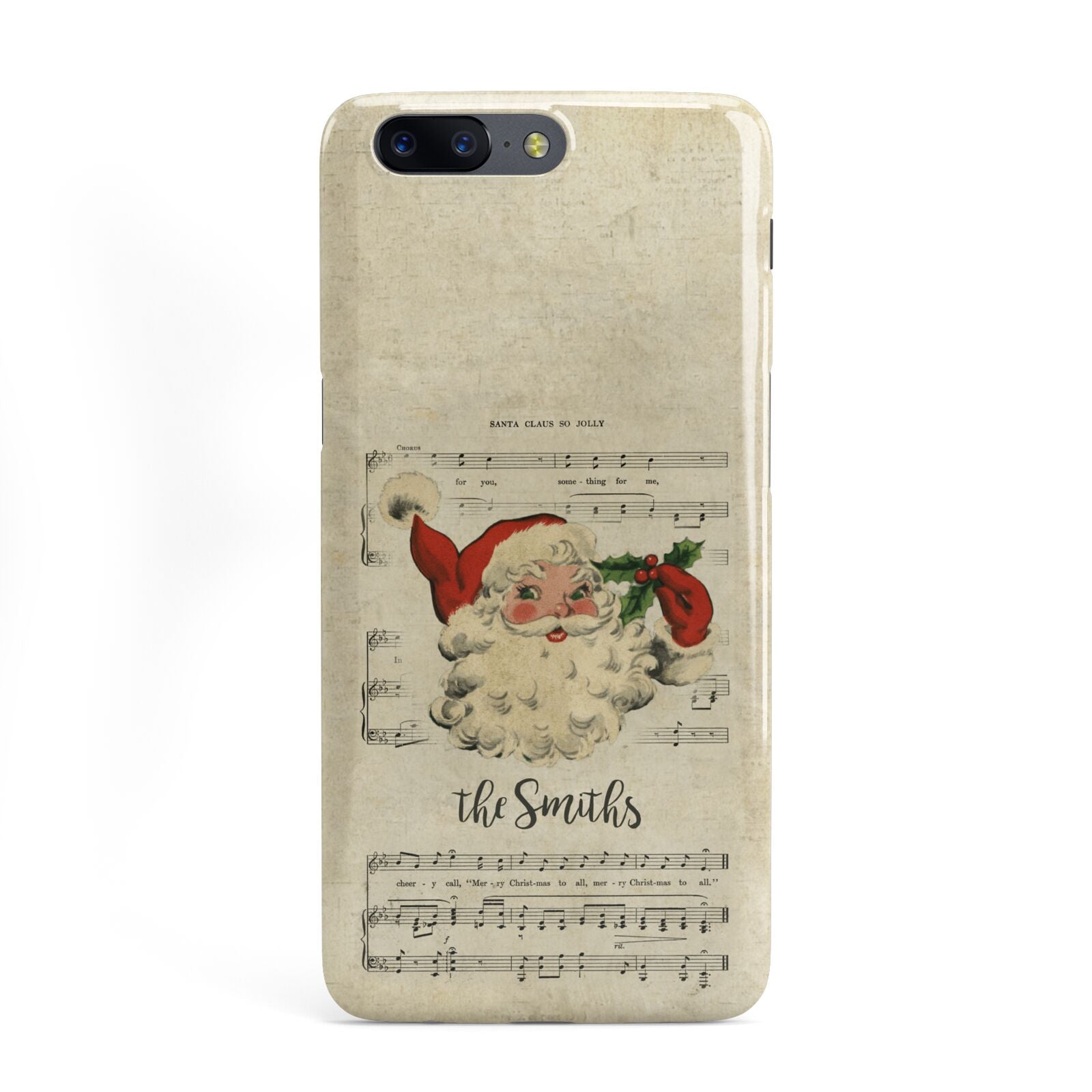 Personalised Vintage Christmas OnePlus Case