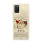 Personalised Vintage Christmas Samsung A02s Case