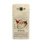Personalised Vintage Christmas Samsung Galaxy A8 Case