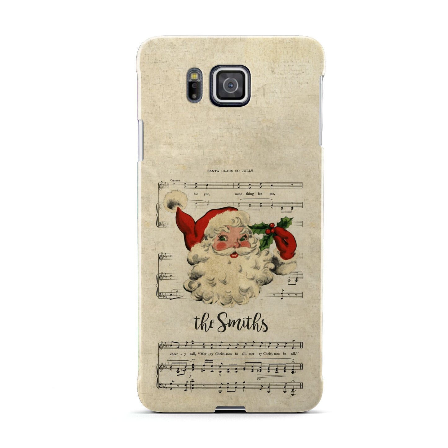 Personalised Vintage Christmas Samsung Galaxy Alpha Case
