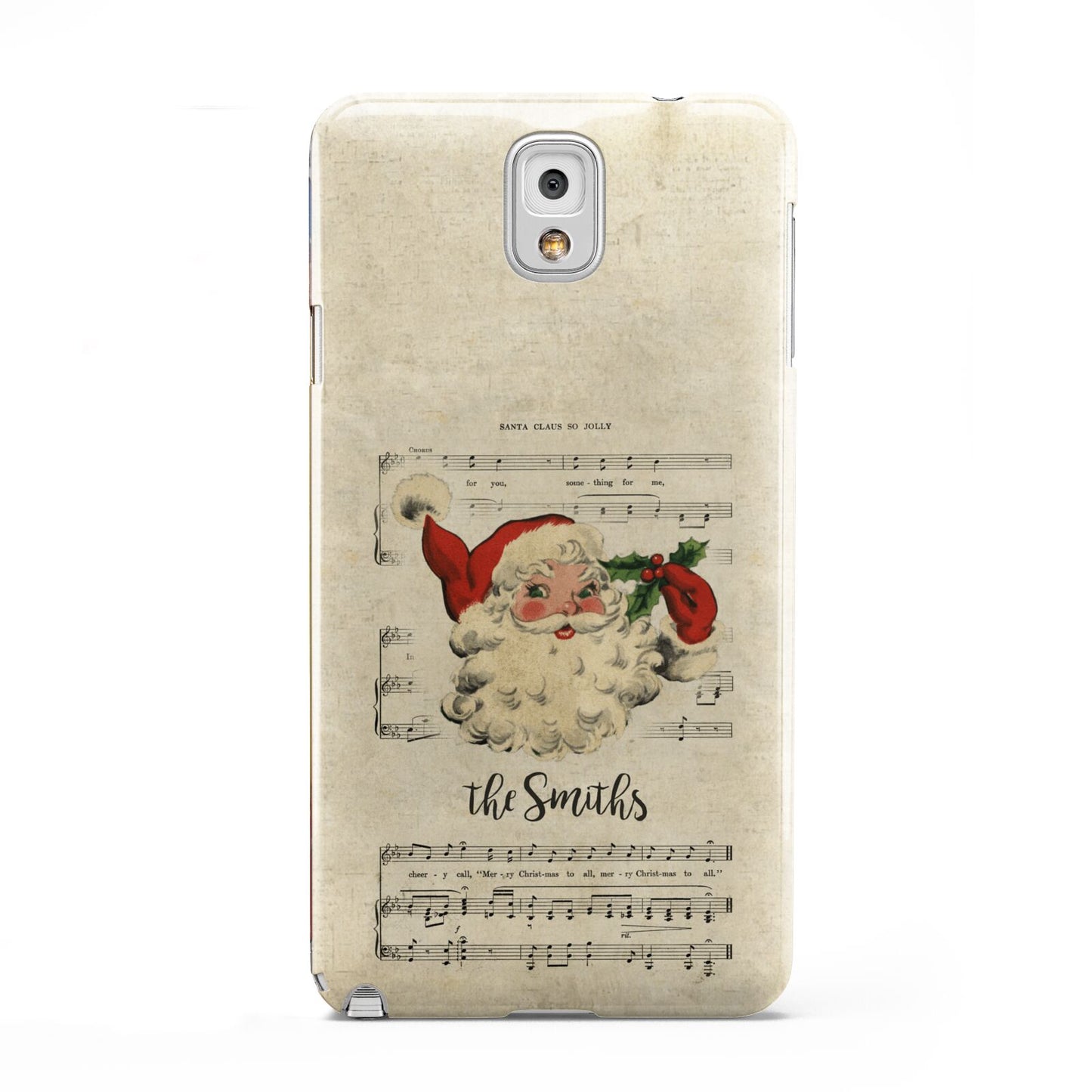 Personalised Vintage Christmas Samsung Galaxy Note 3 Case