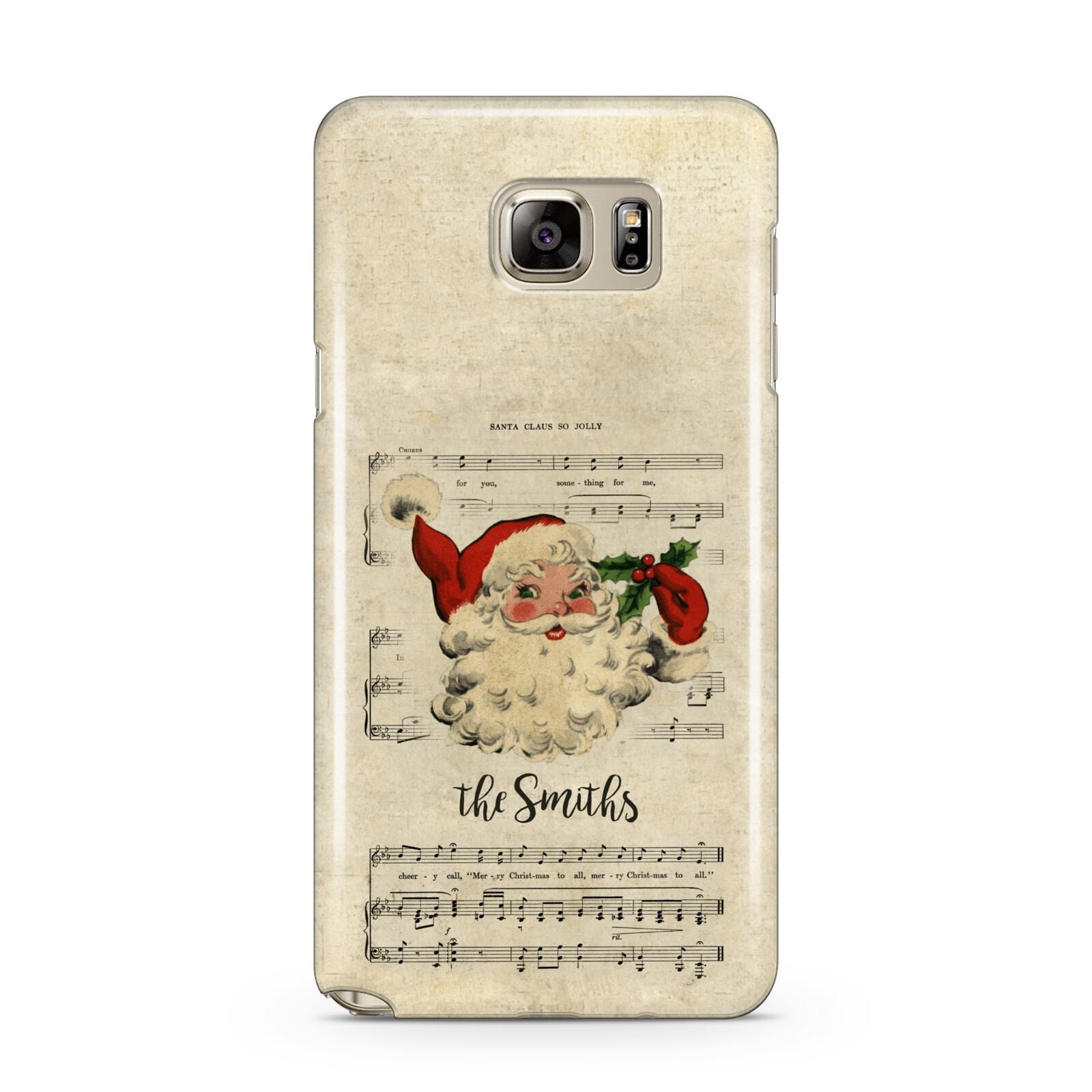 Personalised Vintage Christmas Samsung Galaxy Note 5 Case