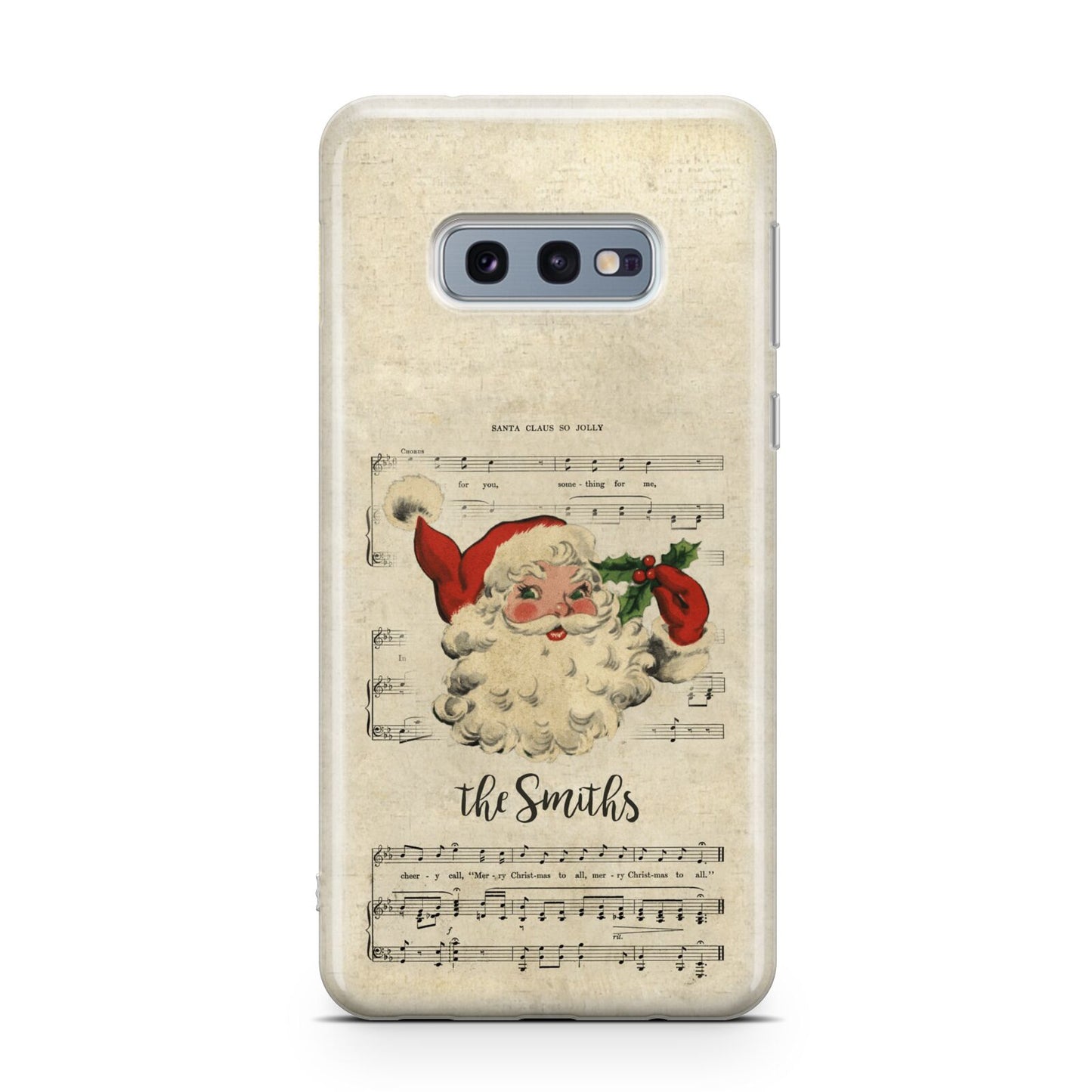 Personalised Vintage Christmas Samsung Galaxy S10E Case