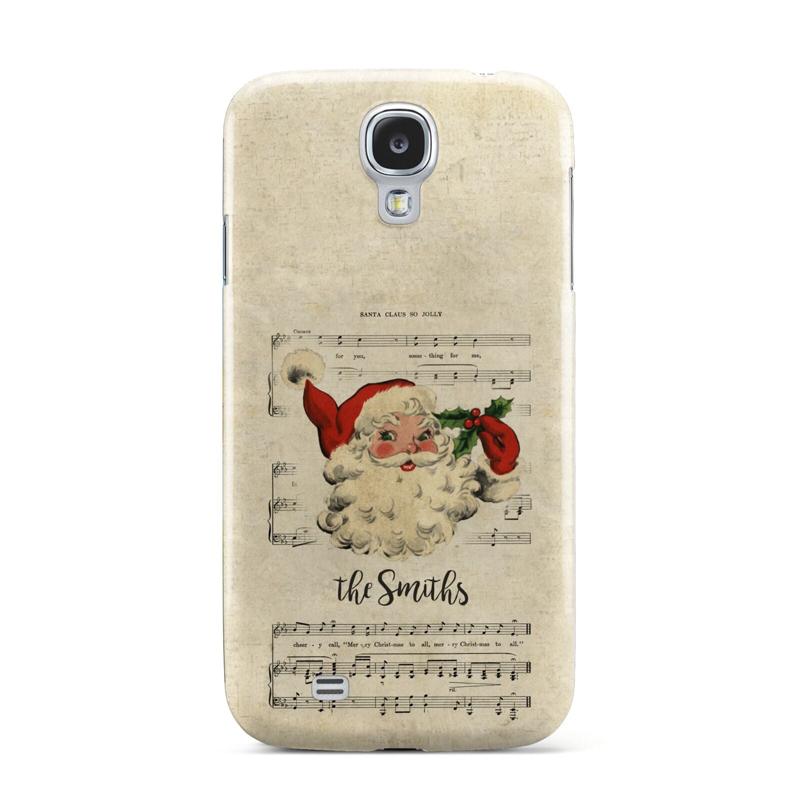 Personalised Vintage Christmas Samsung Galaxy S4 Case