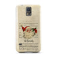 Personalised Vintage Christmas Samsung Galaxy S5 Case