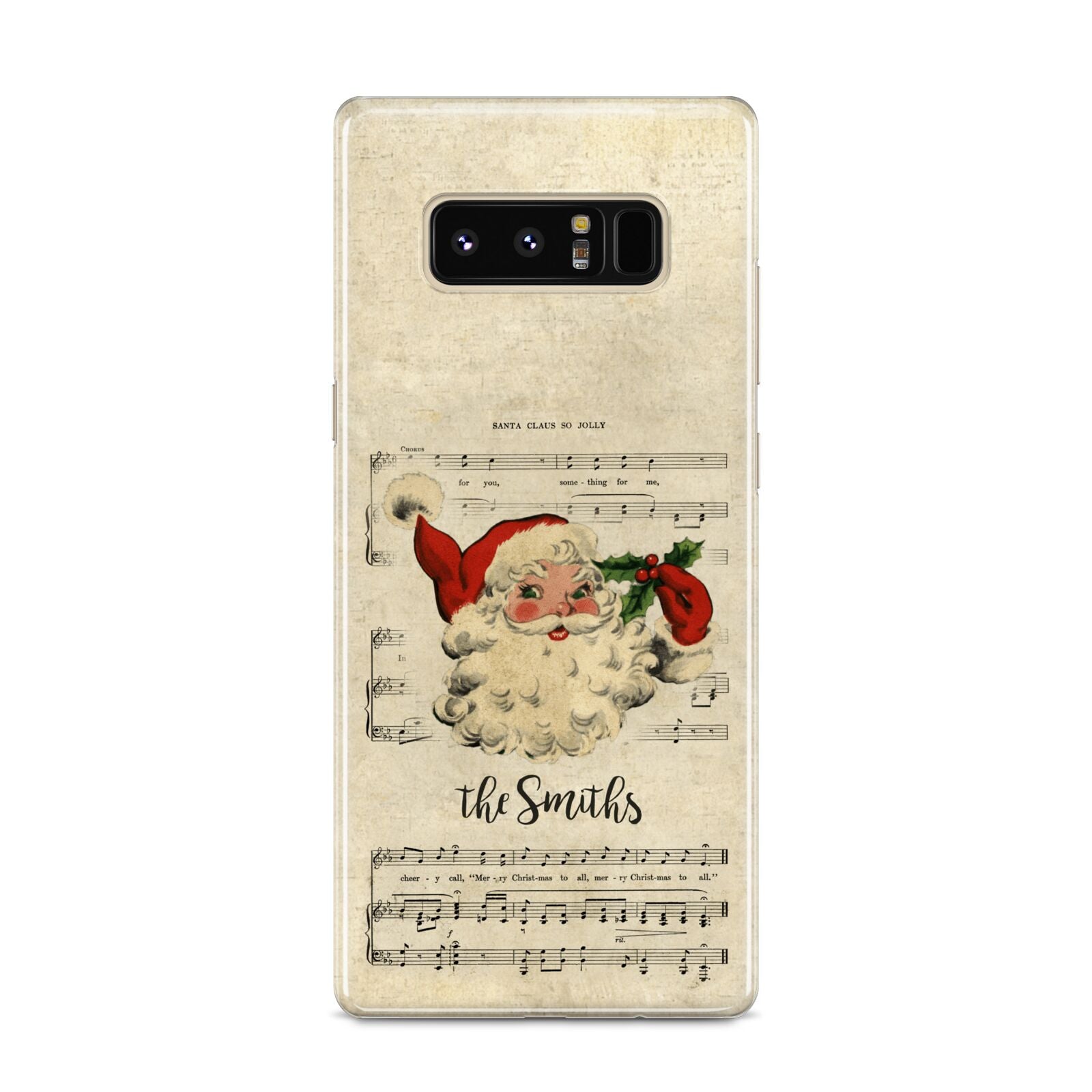 Personalised Vintage Christmas Samsung Galaxy S8 Case