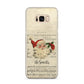Personalised Vintage Christmas Samsung Galaxy S8 Plus Case