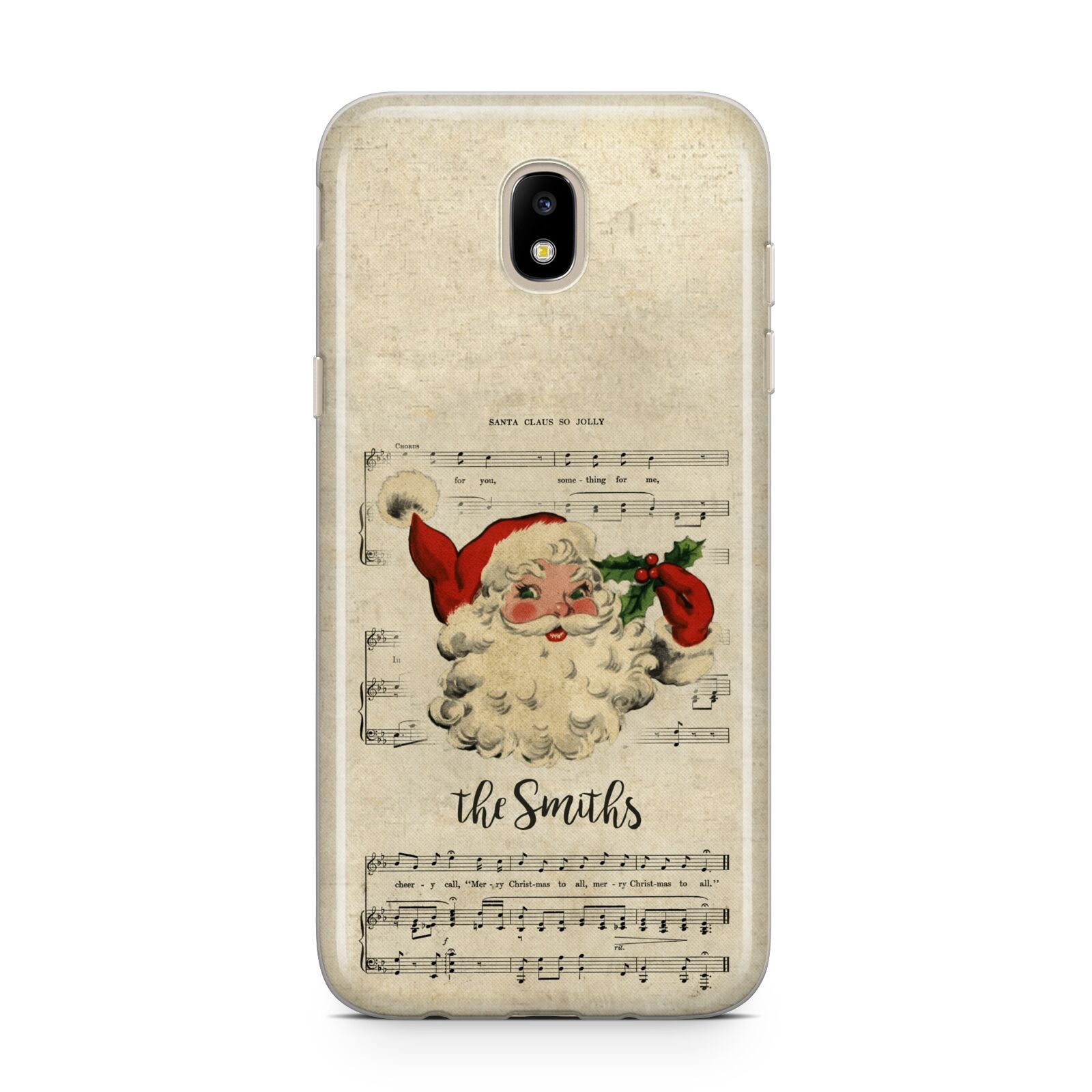 Personalised Vintage Christmas Samsung J5 2017 Case