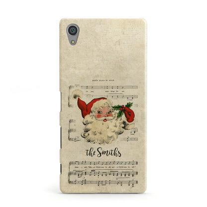 Personalised Vintage Christmas Sony Xperia Case
