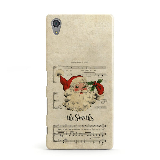 Personalised Vintage Christmas Sony Xperia Case
