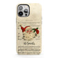 Personalised Vintage Christmas iPhone 13 Pro Max Full Wrap 3D Tough Case