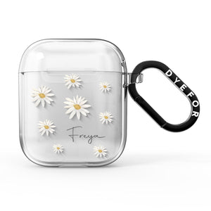 Personalisierte Vintage Daisy AirPods Hülle