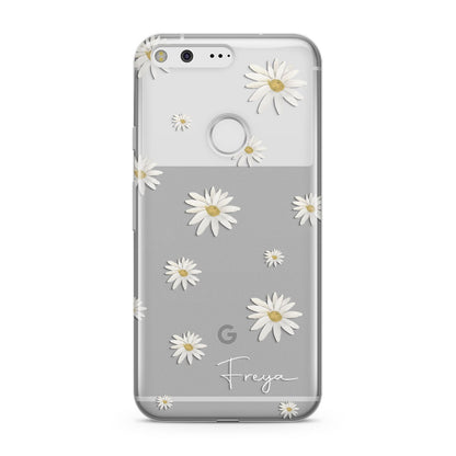 Personalised Vintage Daisy Google Pixel Case